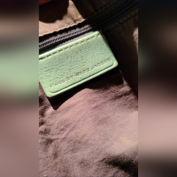 Marc Jacobs Designer Vintage Y2K Natasha Q Blue Green Crossbody Purse Handbag - Picture 8 of 8